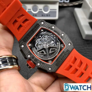 ĐỒNG HỒ NAM RICHARD MILLE RM50-03 FAKE CAO CẤP DÂY CAO SU CAM 40MM 4 ĐỒNG HỒ NAM RICHARD MILLE RM50-03 FAKE CAO CẤP DÂY CAO SU CAM 40MM