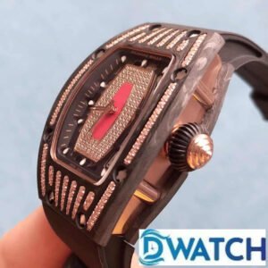 ĐỒNG HỒ NỮ RICHARD MILLE RM007-1 FAKE CAO CẤP MẶT ĐỎ ĐÍNH ĐÁ VÀNG HỒNG 36MM 2 ĐỒNG HỒ NỮ RICHARD MILLE RM007-1 FAKE CAO CẤP MẶT ĐỎ ĐÍNH ĐÁ VÀNG HỒNG 36MM