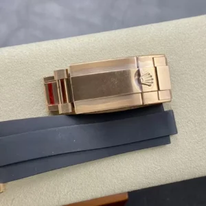 ROLEX DAYTONA IMITATION WATCHES ROSE GOLD PLATE INDEX HOURS OYSTER FLEX STRAP CLEAN FACTORY 40MM 5 ĐỒNG HỒ NAM ROLEX DAYTONA CLEAN REPLICA CAO CẤP DÂY CAO SU NĂNG ĐỘNG 40MM