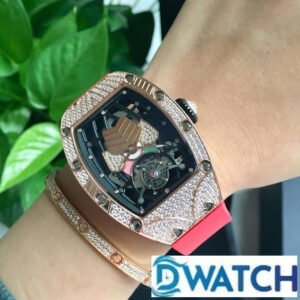 ĐỒNG HỒ NỮ RICHARD MILLE RM71-01 FAKE 1:1 ĐÍNH ĐÁ DÂY CAO SU ĐỎ 34MM 6 ĐỒNG HỒ NỮ RICHARD MILLE RM71-01 FAKE 1:1 ĐÍNH ĐÁ DÂY CAO SU ĐỎ 34MM