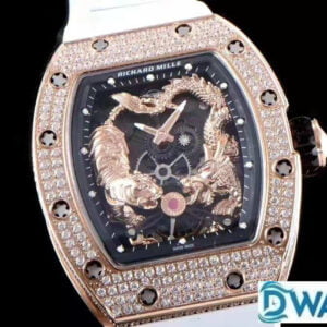 ĐỒNG HỒ UNISEX RICHARD MILLE RM051 FAKE CAO CẤP THIẾT KẾ RỒNG HỔ 38MM 1 ĐỒNG HỒ UNISEX RICHARD MILLE RM051 FAKE CAO CẤP THIẾT KẾ RỒNG HỔ 38MM