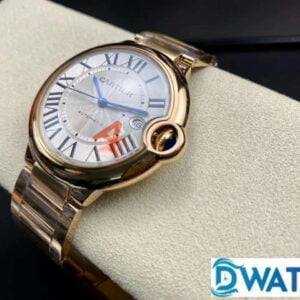 CARTIER BALLON BLEU W69006Z2 BEST REPLICA WATCHES ROSE GOLD CASE V6 FACTORY 42MM 3 ĐỒNG HỒ NAM CARTIER BALLON BLEU W69006Z2 FAKE CAO CẤP NHÀ MÁY V6 TRƠN 42MM