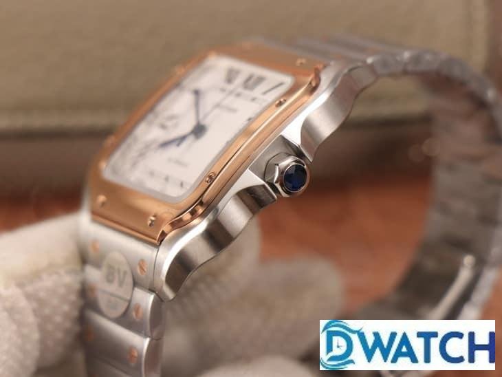 ĐỒNG HỒ NAM CARTIER SANTOS WSSA0009 REPLICA CAO CẤP NHÀ MÁY BV VÀNG HỒNG 40MM ĐỒNG HỒ NAM CARTIER SANTOS WSSA0009 REPLICA CAO CẤP NHÀ MÁY BV VÀNG HỒNG 40MM