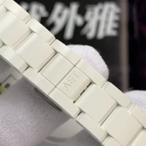 ROLEX DAYTONA IMITATION WATCHES BLUE PASTEL DIAL INDEX HOURS WHITE CERAMIC AET FACTORY 40MM 4 ĐỒNG HỒ NAM ROLEX DAYTONA REPLICA CAO CẤP NHÀ MÁY AET MẶT SỐ XANH GREEN 40MM