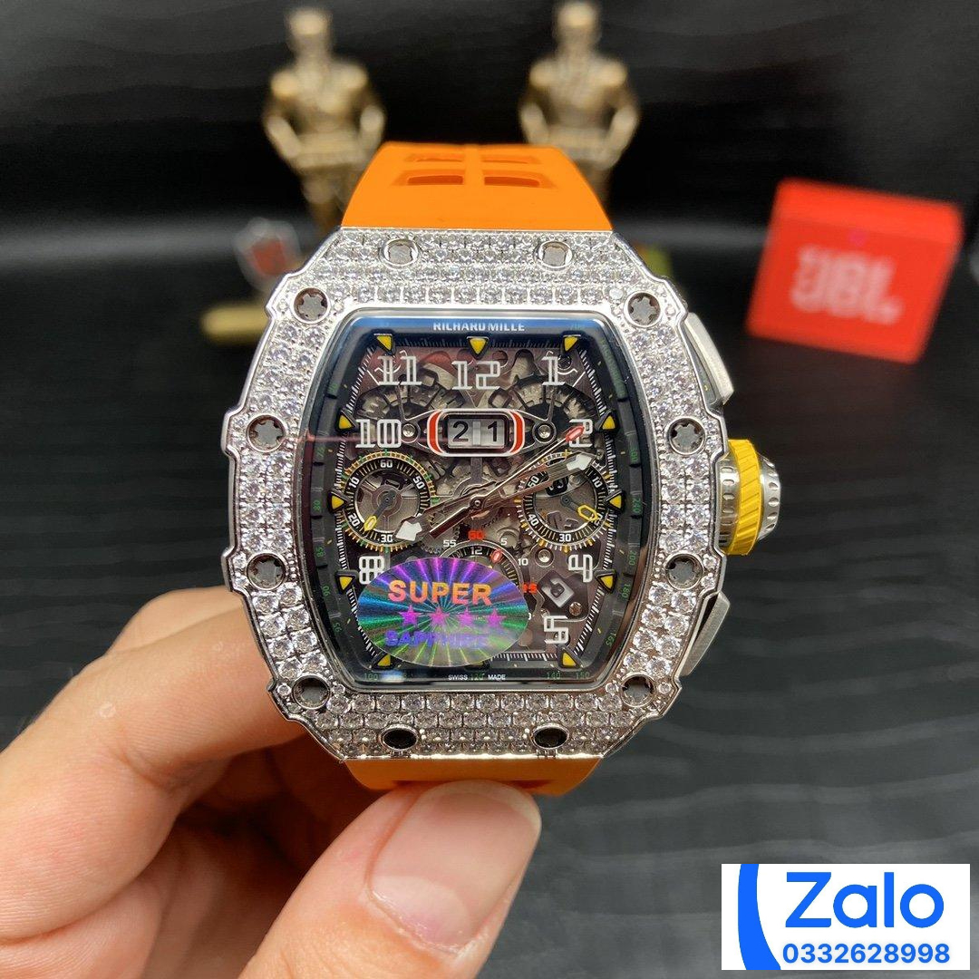 ĐỒNG HỒ NAM RICHARD MILLE RM11-03 REPLICA 11 NHÀ MÁY Z CHRONOGRAPH 44MM ĐỒNG HỒ NAM RICHARD MILLE RM11-03 REPLICA 11 NHÀ MÁY Z CHRONOGRAPH 44MM
