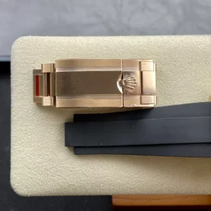 ROLEX DAYTONA 116515 REPLICA WATCHES ROSE GOLD PLATE RUBBER STRAP CLEAN FACTORY 40MM 5 ĐỒNG HỒ NAM ROLEX DAYTONA 116515 REPLICA 1:1 CLEAN FACTORY DÂY CAO SU 40MM