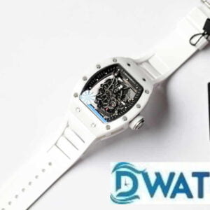 ĐỒNG HỒ NAM RICHARD MILLE RM055 SUPER FAKE NHÀ MÁY Z VIỀN ĐEN DÂY TRẮNG 45MM 2 ĐỒNG HỒ NAM RICHARD MILLE RM055 SUPER FAKE NHÀ MÁY Z VIỀN ĐEN DÂY TRẮNG 45MM