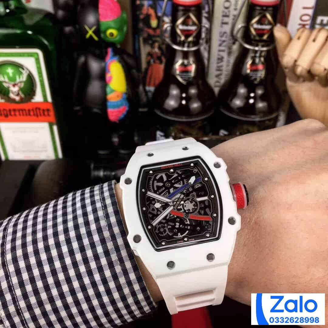 ĐỒNG HỒ NAM RICHARD MILLE RM67-02 SUPER FAKE LỘ CƠ MÀU TRẮNG 42MM ĐỒNG HỒ NAM RICHARD MILLE RM67-02 SUPER FAKE LỘ CƠ MÀU TRẮNG 42MM