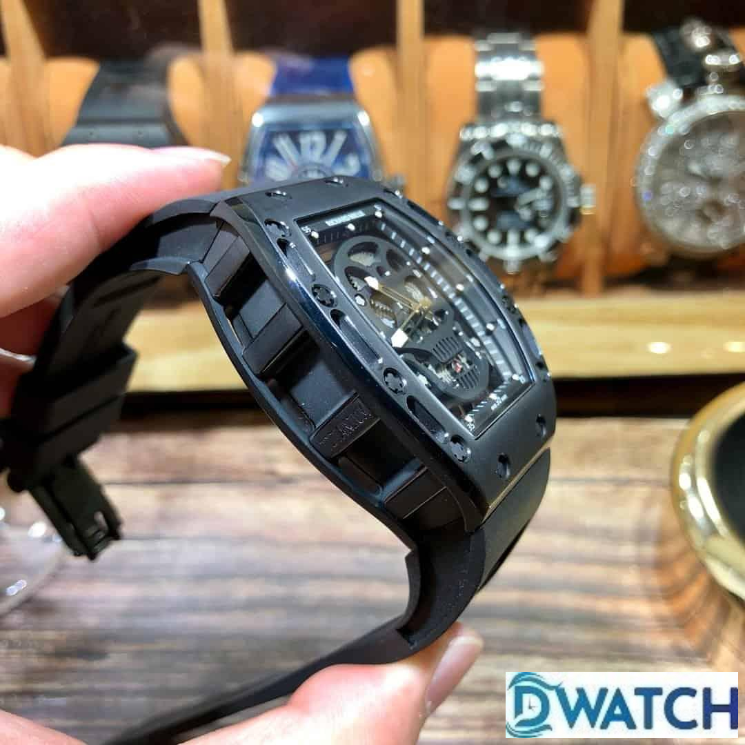 ĐỒNG HỒ NAM RICHARD MILLE RM052-01 FAKE CAO CẤP MẶT ĐEN LỘ CƠ 43MM ĐỒNG HỒ NAM RICHARD MILLE RM052-01 FAKE CAO CẤP MẶT ĐEN LỘ CƠ 43MM