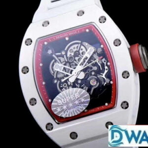 ĐỒNG HỒ NAM RICHARD MILLE RM055 FAKE 1:1 NHÀ MÁY KV ĐÂY ĐEO TRẮNG 45MM 2 ĐỒNG HỒ NAM RICHARD MILLE RM055 FAKE 1:1 NHÀ MÁY KV ĐÂY ĐEO TRẮNG 45MM
