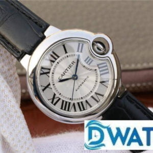 CARTIER BALLON BLEU DE CARTIER W6900556 BEST REPLICA WATCHES BLACK LEATHER STRAP V6 FACTORY 36MM 1 ĐỒNG HỒ NỮ CARTIER BALLON BLEU DE CARTIER W6900556 FAKE NHÀ MÁY V6 36MM