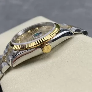 ROLEX DATEJUST 126233 REPLICA WATCHES GOLD FOLDED DIAL VS FACTORY 36MM 2 ĐỒNG HỒ NAM ROLEX DATEJUST 126233 REPLICA CAO CÁP NHÀ MÁY VS NIỀNG KHÍA 36MM