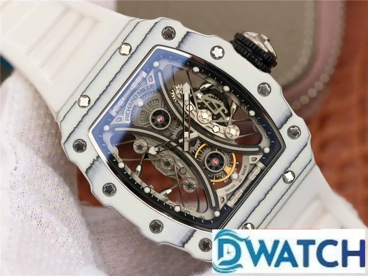ĐỒNG HỒ NAM RICHARD MILLE RM53-01 FAKE CAO CẤP NHÀ MÁY TPT MÀU TRẮNG 44MM ĐỒNG HỒ NAM RICHARD MILLE RM53-01 FAKE CAO CẤP NHÀ MÁY TPT MÀU TRẮNG 44MM