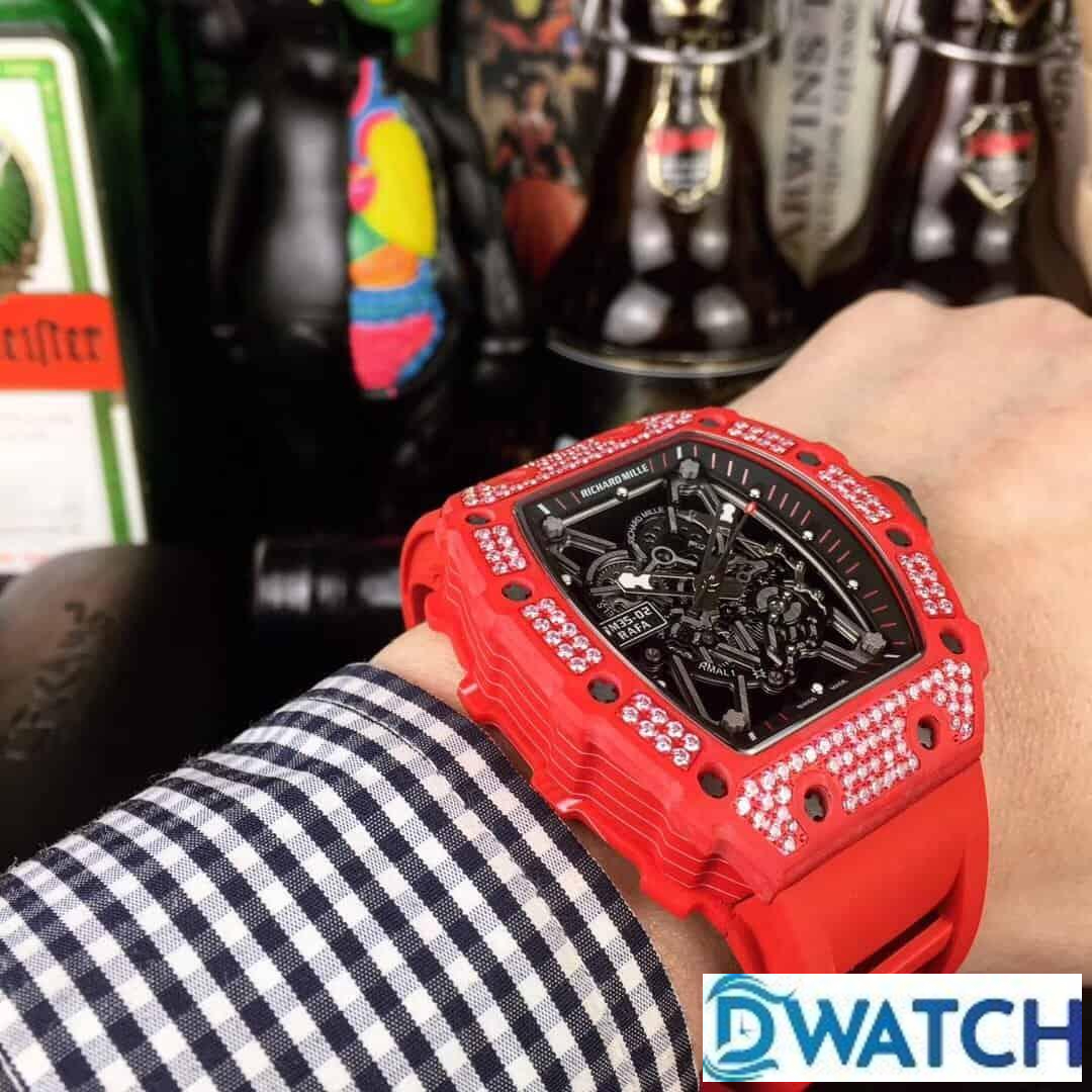 ĐỒNG HỒ NAM RICHARD MILLE RM035-02 REPLICA 11 NHÀ MÁY Z VỎ CARBON 43MM ĐỒNG HỒ NAM RICHARD MILLE RM035-02 REPLICA 11 NHÀ MÁY Z VỎ CARBON 43MM