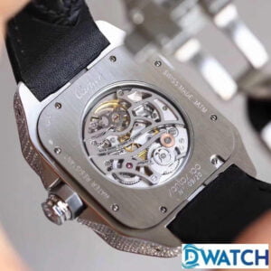 ĐỒNG HỒ NAM CARTIER SANTOS WM505014 REPLICA CAO CẤP NHÀ MÁY WWF 3 TRONG 1 55MM 6 ĐỒNG HỒ NAM CARTIER SANTOS WM505014 REPLICA CAO CẤP NHÀ MÁY WWF 3 TRONG 1 55MM