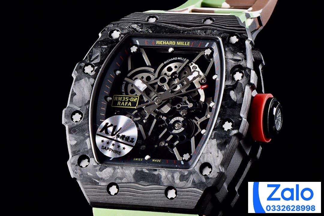 ĐỒNG HỒ NAM RICHARD MILLE RM35-02 REPLICA CAO CẤP NHÀ MÁY KV DÂY CAO SU 44MM ĐỒNG HỒ NAM RICHARD MILLE RM35-02 REPLICA CAO CẤP NHÀ MÁY KV DÂY CAO SU 44MM