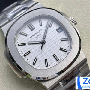 ĐỒNG HỒ NAM PATEK PHILIPPE NAUTILUS 5711 MẶT TRẮNG REPLICA 1:1 PPF FACTORY 40MM 1 ĐỒNG HỒ NAM PATEK PHILIPPE NAUTILUS 5711 MẶT TRẮNG REPLICA 11 PPF FACTORY 40MM (6)