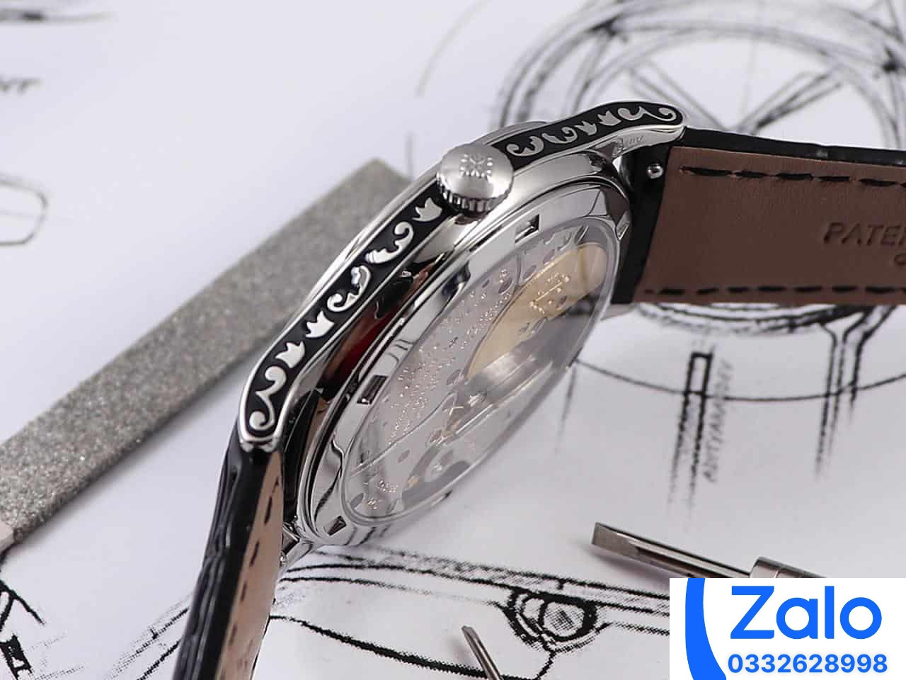 ĐỒNG HỒ PATEK PHILIPPE CALATRAVA 5088 REPLICA 11 DÂY DA CAO CẤP FL FACTORY 38 (2) ĐỒNG HỒ PATEK PHILIPPE CALATRAVA 5088 REPLICA 11 DÂY DA CAO CẤP FL FACTORY 38 (2)