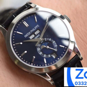 ĐỒNG HỒ PATEK PHILIPPE COMPLICATION 5396R REPLICA 1:1 MẶT XANH KM FACTORY 38.5MM 7 ĐỒNG HỒ PATEK PHILIPPE COMPLICATION 5396R REPLICA 11 MẶT XANH KM FACTORY 38 (7)