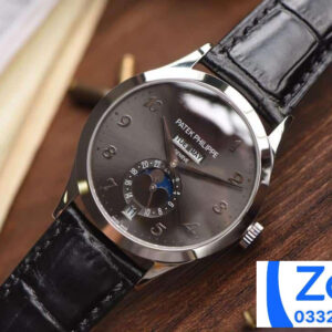 ĐỒNG HỒ PATEK PHILIPPE COMPLICATION 5396R REPLICA 1:1 MÀU XÁM KM FACTORY 38.5MM 3 ĐỒNG HỒ PATEK PHILIPPE COMPLICATION 5396R REPLICA 11 MÀU XÁM KM FACTORY 38 (3)