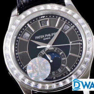 ĐỒNG HỒ PATEK PHILIPPE COMPLICATIONS 5205G MÀU ĐEN ĐÍNH ĐÁ REPLICA 1:1 KM 40MM 3 ĐỒNG HỒ PATEK PHILIPPE COMPLICATIONS 5205G MÀU ĐEN ĐÍNH ĐÁ REPLICA 11 KM 40MM (3)