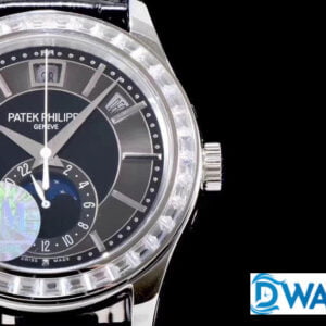 ĐỒNG HỒ PATEK PHILIPPE COMPLICATIONS 5205G MÀU ĐEN ĐÍNH ĐÁ REPLICA 1:1 KM 40MM 4 ĐỒNG HỒ PATEK PHILIPPE COMPLICATIONS 5205G MÀU ĐEN ĐÍNH ĐÁ REPLICA 11 KM 40MM (4)