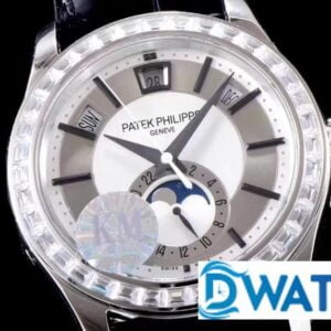 ĐỒNG HỒ PATEK PHILIPPE COMPLICATIONS 5205G MÀU TRẮNG ĐÍNH ĐÁ REPLICA 1:1 KM 40MM 4 ĐỒNG HỒ PATEK PHILIPPE COMPLICATIONS 5205G MÀU TRẮNG ĐÍNH ĐÁ REPLICA 11 KM 40MM (1)