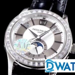 ĐỒNG HỒ PATEK PHILIPPE COMPLICATIONS 5205G MÀU TRẮNG ĐÍNH ĐÁ REPLICA 1:1 KM 40MM 2 ĐỒNG HỒ PATEK PHILIPPE COMPLICATIONS 5205G MÀU TRẮNG ĐÍNH ĐÁ REPLICA 11 KM 40MM (6)