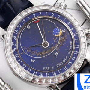 ĐỒNG HỒ PATEK PHILIPPE GRAND COMPLICATION 6102P REPLICA 1:1 BLUE ĐÍNH ĐÁ AI FACTORY 44MM 1 ĐỒNG HỒ PATEK PHILIPPE GRAND COMPLICATION 6102P REPLICA 11 BLUE ĐÍNH ĐÁ AI FACTORY 44MM (2)