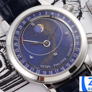 PATEK PHILIPPE GRAND COMPLICATION 6102P GOOD IMITATION WATCHES BLUE DIAL BLACK LEATHER STRAP AI FACTORY 44MM 1 ĐỒNG HỒ PATEK PHILIPPE GRAND COMPLICATION 6102P REPLICA 11 MÁY CƠ THỤY SỸ AI FACTORY 40MM (3)