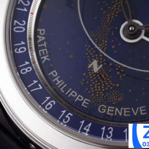 PATEK PHILIPPE GRAND COMPLICATION 6102P GOOD IMITATION WATCHES BLUE DIAL BLACK LEATHER STRAP AI FACTORY 44MM 4 ĐỒNG HỒ PATEK PHILIPPE GRAND COMPLICATION 6102P REPLICA 11 MÁY CƠ THỤY SỸ AI FACTORY 40MM (4)