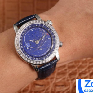 ĐỒNG HỒ PATEK PHILIPPE GRAND COMPLICATION 6104G MẶT XANH ĐÍNH ĐÁ REPLICA 1:1 40MM 8 ĐỒNG HỒ PATEK PHILIPPE GRAND COMPLICATION 6104G MẶT XANH ĐÍNH ĐÁ REPLICA 11 40MM (2)