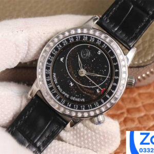 ĐỒNG HỒ PATEK PHILIPPE GRAND COMPLICATION 6104G MÀU ĐEN ĐÍNH ĐÁ REPLICA 1:1 40MM 3 ĐỒNG HỒ PATEK PHILIPPE GRAND COMPLICATION 6104G MÀU ĐEN ĐÍNH ĐÁ REPLICA 11 40MM (6)