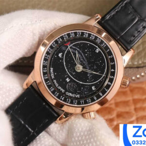 PATEK PHILIPPE GRAND COMPLICATION 6104G COPIES WATCHES BLACK DIAL ROSE GOLD DIAL 40MM 1 ĐỒNG HỒ PATEK PHILIPPE GRAND COMPLICATION 6104G MÀU ĐEN REPLICA 11 40MM (2)