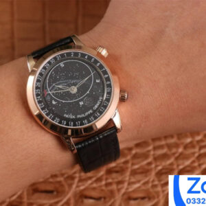 PATEK PHILIPPE GRAND COMPLICATION 6104G COPIES WATCHES BLACK DIAL ROSE GOLD DIAL 40MM 8 ĐỒNG HỒ PATEK PHILIPPE GRAND COMPLICATION 6104G MÀU ĐEN REPLICA 11 40MM (6)