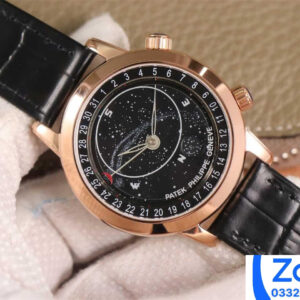 PATEK PHILIPPE GRAND COMPLICATION 6104G COPIES WATCHES BLACK DIAL ROSE GOLD DIAL 40MM 2 ĐỒNG HỒ PATEK PHILIPPE GRAND COMPLICATION 6104G MÀU ĐEN REPLICA 11 40MM (9)