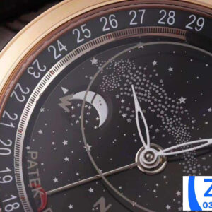 PATEK PHILIPPE GRAND COMPLICATION 6102P REPLICA WATCHES ROSE GOLD CASE AI FACTORY 44MM 4 ĐỒNG HỒ PATEK PHILIPPE GRAND COMPLICATION REPLICA 11 MẶT ĐEN AI FACTORY 44MM (4)