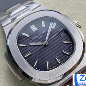 PATEK PHILIPPE NAUTILUS 5711 REPLICA WATCHES DARK BLUE DIAL PPF FACTORY 40MM 2 ĐỒNG HỒ PATEK PHILIPPE NAUTILUS 5711 REPLICA 11 MẶT XANH THAN PPF FACTORY 40MM (5)