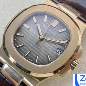PATEK PHILIPPE NAUTILUS 5711R COPIES WATCHES LEATHER STRAP PPF FACTORY 40MM 1 ĐỒNG HỒ PATEK PHILIPPE NAUTILUS 5711R REPLICA 11 DÂY DA PPF FACTORY 40MM (5)