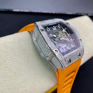 ĐỒNG HỒ NAM RICHARD MILLE RM010 FAKE 1:1 ĐÍNH ĐÁ DÂY CAO SU 41MM 2 ĐỒNG HỒ NAM RICHARD MILLE RM010 FAKE 1:1 ĐÍNH ĐÁ DÂY CAO SU 41MM