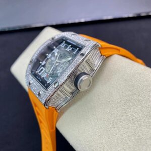 ĐỒNG HỒ NAM RICHARD MILLE RM010 FAKE 1:1 ĐÍNH ĐÁ DÂY CAO SU 41MM 3 ĐỒNG HỒ NAM RICHARD MILLE RM010 FAKE 1:1 ĐÍNH ĐÁ DÂY CAO SU 41MM