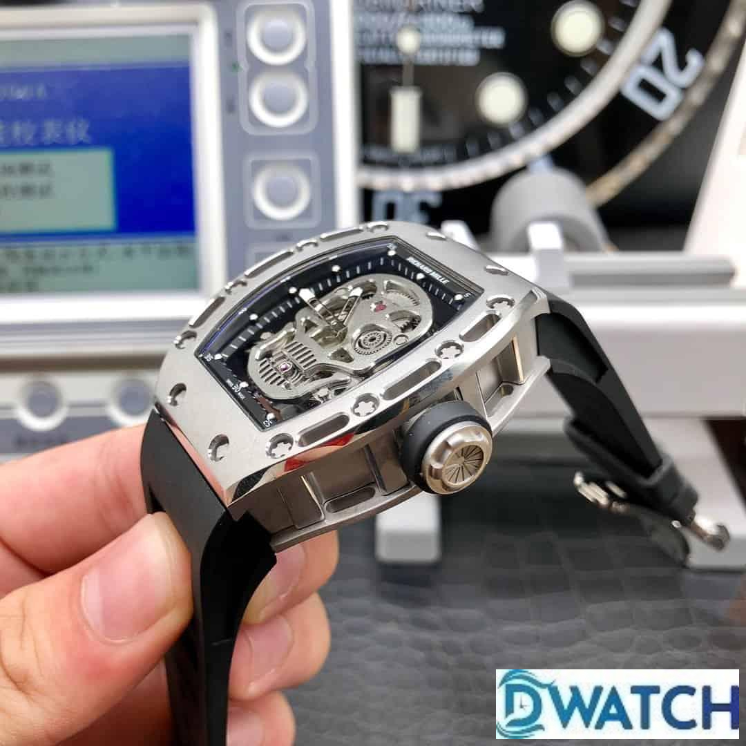 ĐỒNG HỒ NAM RICHARD MILLE RM052-01 FAKE 1:1 DÂY CAO SU ĐEN LỘ CƠ 43MM ĐỒNG HỒ NAM RICHARD MILLE RM052-01 FAKE 1:1 DÂY CAO SU ĐEN LỘ CƠ 43MM