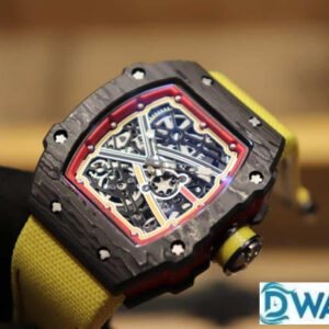 ĐỒNG HỒ NAM RICHARD MILLE RM67-02 FAKE CAO CẤP DÂY VẢI CANVAS VÀNG 44MM 1 ĐỒNG HỒ NAM RICHARD MILLE RM67-02 FAKE CAO CẤP DÂY VẢI CANVAS VÀNG 44MM