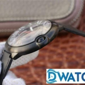 CARTIER BALLON BLEU WSBB0015 COPIES WATCHES ALL BLACK V6 FACTORY 42MM 2 ĐỒNG HỒ NAM CARTIER BALLON BLEU WSBB0015 FAKE 1:1 NHÀ MÁY V6 FULL BLACK 42MM