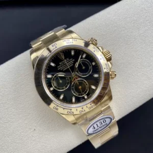 ĐỒNG HỒ NAM ROLEX DAYTONA CLEAN FACTORY REPLICA CAO CẤP MẶT SỐ ĐEN 40MM 2 ĐỒNG HỒ NAM ROLEX DAYTONA LEAN FACTORY REPLICA CAO CẤP MẶT SỐ ĐEN 40MM