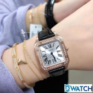 ĐỒNG HỒ ĐÔI CARTIER SANTOS REPLICA 1 1 NHÀ MÁY F1 ĐÍNH ĐÁ SANG CHẢNH 27.5-43.5MM 5 ĐỒNG HỒ ĐÔI CARTIER SANTOS FAKE 1:1 NHÀ MÁY F1 ĐÍNH ĐÁ SANG CHẢNH 27.5-43.5MM