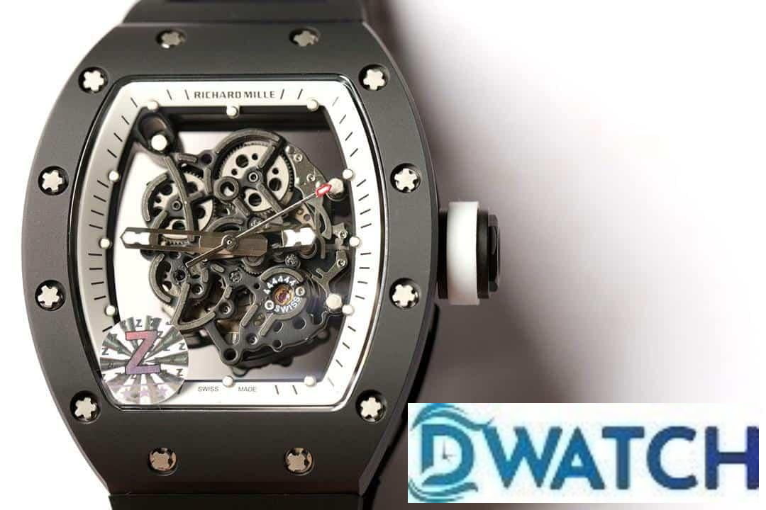 ĐỒNG HỒ NAM RICHARD MILLE RM055 FAKE 11 NHÀ MÁY Z NÚM TRẮNG LỘ CƠ 45MM ĐỒNG HỒ NAM RICHARD MILLE RM055 FAKE 11 NHÀ MÁY Z NÚM TRẮNG LỘ CƠ 45MM