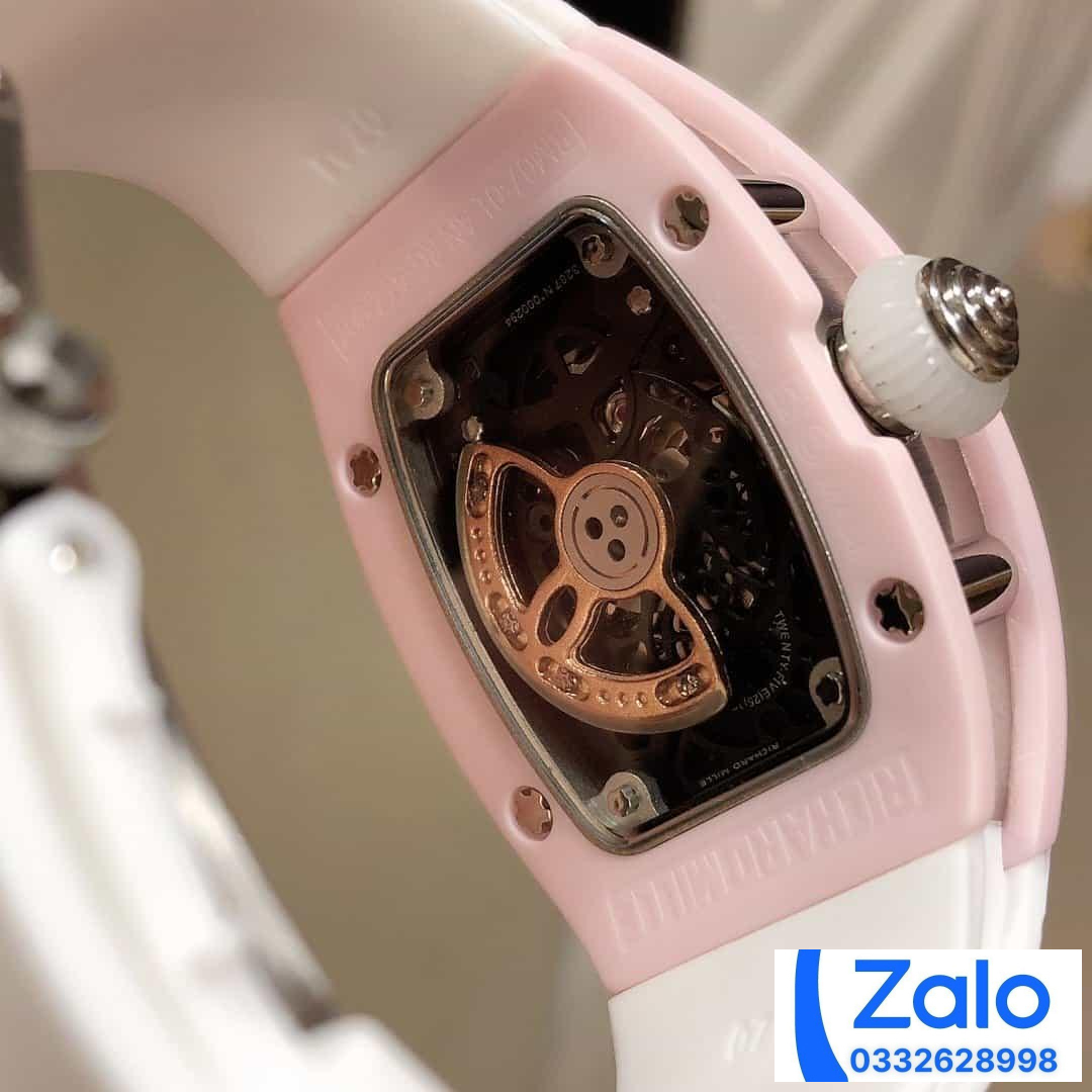 ĐỒNG HỒ NỮ RICHARD MILLE RM007-01 FAKE 11 MẶT XÀ CỪ VỎ HỒNG 36MM ĐỒNG HỒ NỮ RICHARD MILLE RM007-01 FAKE 11 MẶT XÀ CỪ VỎ HỒNG 36MM