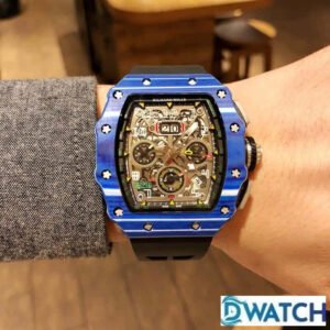 ĐỒNG HỒ NAM RICHARD MILLE RM11-03 FAKE 1:1 DÂY CAO SU THỂ THAO 43MM 5 ĐỒNG HỒ NAM RICHARD MILLE RM11-03 FAKE 1:1 DÂY CAO SU THỂ THAO 43MM