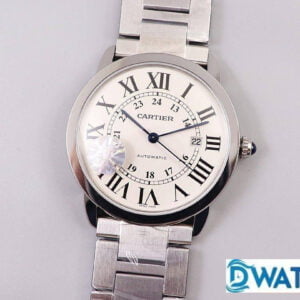 CARTIER RONDE SOLO W6701011 BEST REPLICA WATCHES WHITE DIAL AF FACTORY 42MM 1 ĐỒNG HỒ NAM CARTIER RONDE SOLO W6701011 FAKE CAO CẤP NHÀ MÁY AF MẶT SỐ TRẮNG 42MM